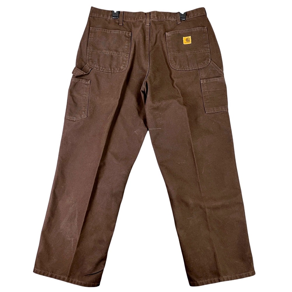 Carhartt B11 Dungaree Pants Mens 38x30 Duck Canvas Utility Carpenter Workwear